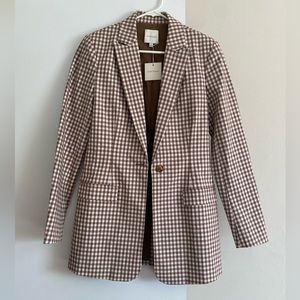 NWT Favorite Daughter Oversized Cotton Blazer Size Small